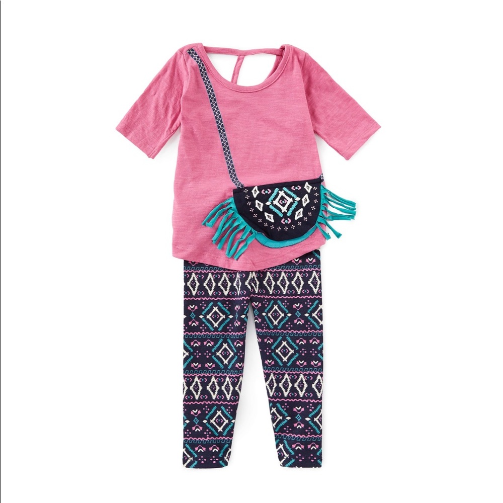 Jessica Simpson ShortSleeve Handbag Appliqué Tunic